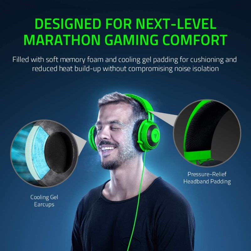 Razer Kraken Tournament Edition THX 7.1 Surround Sound Gaming Headset: Retractable Noise Cancelling Mic - USB DAC - for PC Razer Kraken Tournament Edition THX 7.1 Surround Sound Gaming Headset: Retractable Noise Cancelling Mic - USB DAC - for PC