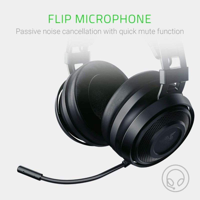 Razer Nari Essential Wireless Gaming Headset - THX Spatial Audio - Quick Mute Razer Nari Essential Wireless Gaming Headset - THX Spatial Audio - Quick Mute