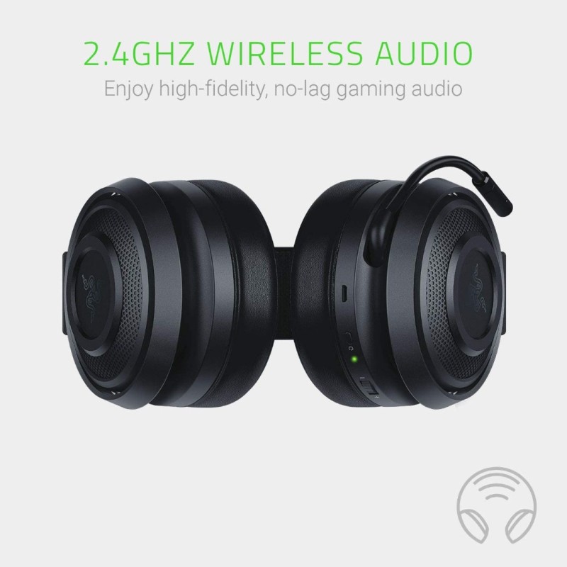 Razer Nari Essential Wireless Gaming Headset - THX Spatial Audio - Quick Mute Razer Nari Essential Wireless Gaming Headset - THX Spatial Audio - Quick Mute
