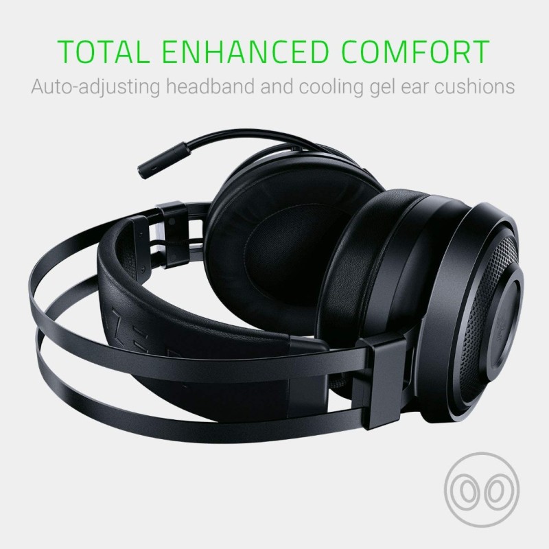 Razer Nari Essential Wireless Gaming Headset - THX Spatial Audio - Quick Mute Razer Nari Essential Wireless Gaming Headset - THX Spatial Audio - Quick Mute