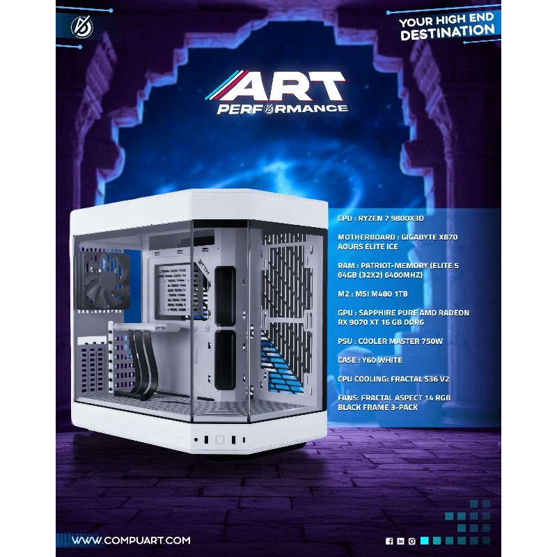Pure Gaming Experience Ryzen 7 9800X3D RX 9070 XT Pure Gaming Experience Ryzen 7 9800X3D RX 9070 XT