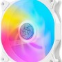 SilverStone Technology Air Blazer 120RW, PWM, ARGB, 120mm, White Frame, Translucent Fan Blades