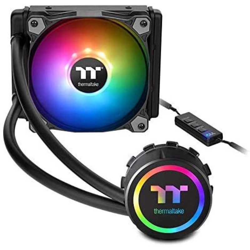 Thermaltake Water 3.0 ARGB Motherboard Sync Edition AMD/Intel LGA1200 Ready 120 All-in-One Liquid Cooling System Thermaltake Water 3.0 ARGB Motherboard Sync Edition AMD/Intel LGA1200 Ready 120 All-in-One Liquid Cooling System