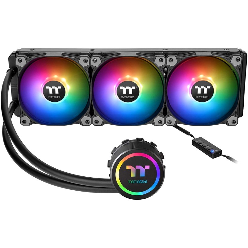 Thermaltake Water 3.0 ARGB Motherboard Sync Edition AMD/Intel LGA1200 Ready 360 All-in-One Liquid Cooling System Thermaltake Water 3.0 ARGB Motherboard Sync Edition AMD/Intel LGA1200 Ready 360 All-in-One Liquid Cooling System