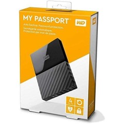 WD 4TB Black My Passport Portable External Hard Drive - USB 3.0
