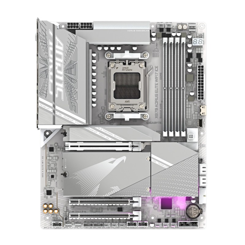 Gigabyte X870 AORUS ELITE WF7 ICE 1.1 Gigabyte X870 AORUS ELITE WF7 ICE 1.1