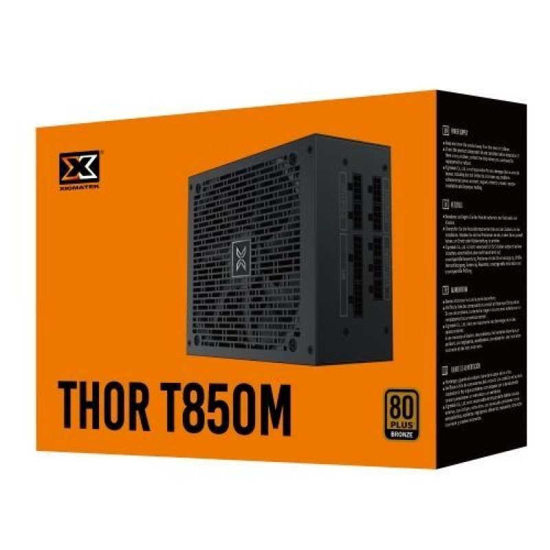 XIGMATEK THOR T850M 850W 80 Plus Bronze Fully Modular Power Supply XIGMATEK THOR T850M 850W 80 Plus Bronze Fully Modular Power Supply