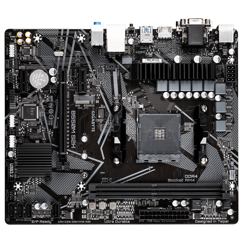 Gigabyte B550M S2H Gigabyte B550M S2H