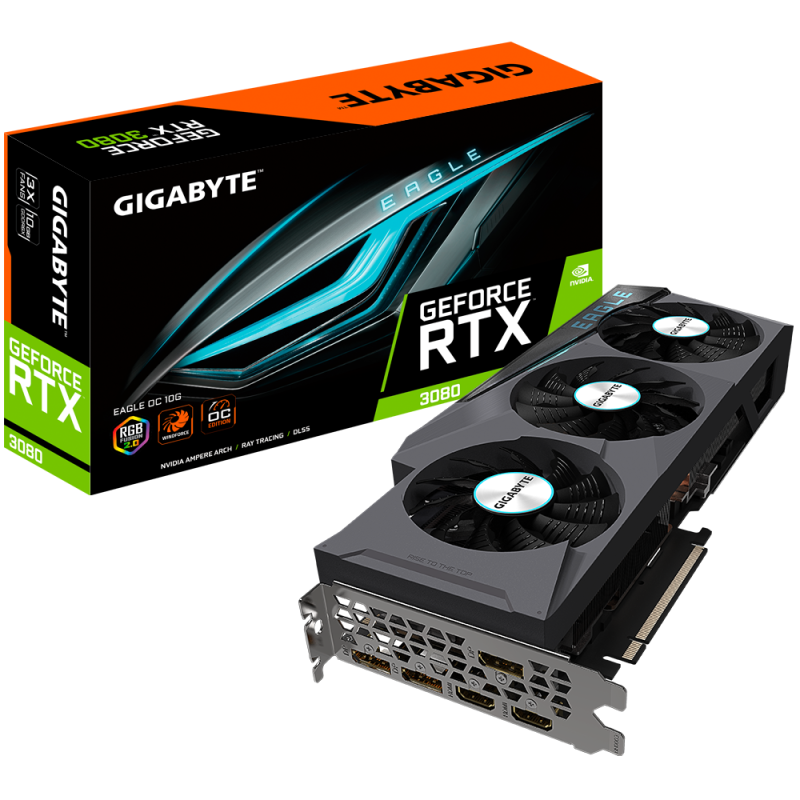 Gigabyte RTX 3080 EAGLE OC 10 GB GDDR6X Gigabyte RTX 3080 EAGLE OC 10 GB GDDR6X