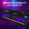 Kingston Fury Beast RGB 64GB (2X32) 5600MT/s DDR5 CL40 DIMM Desktop Memory (Kit of 2) | Intel XMP 3.0 | Infrared Sync Technology | Overclocking Stability | 