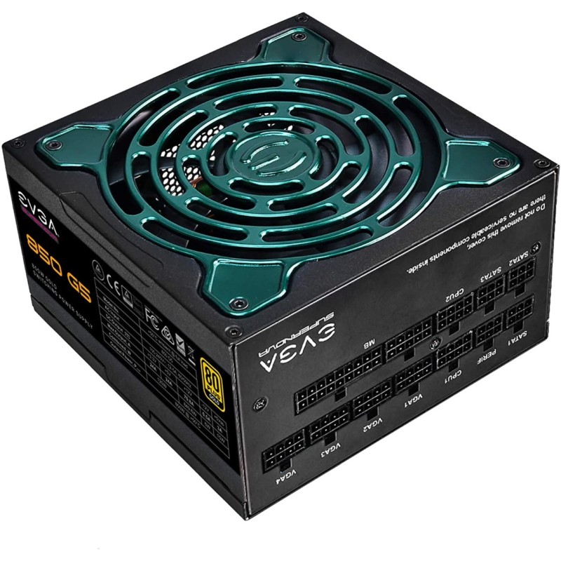 EVGA 220-G5-0850-X1 Super Nova 850 G5, 80 Plus Gold 850W, Fully Modular, ECO Mode with Fdb Fan EVGA 220-G5-0850-X1 Super Nova 850 G5, 80 Plus Gold 850W, Fully Modular, ECO Mode with Fdb Fan