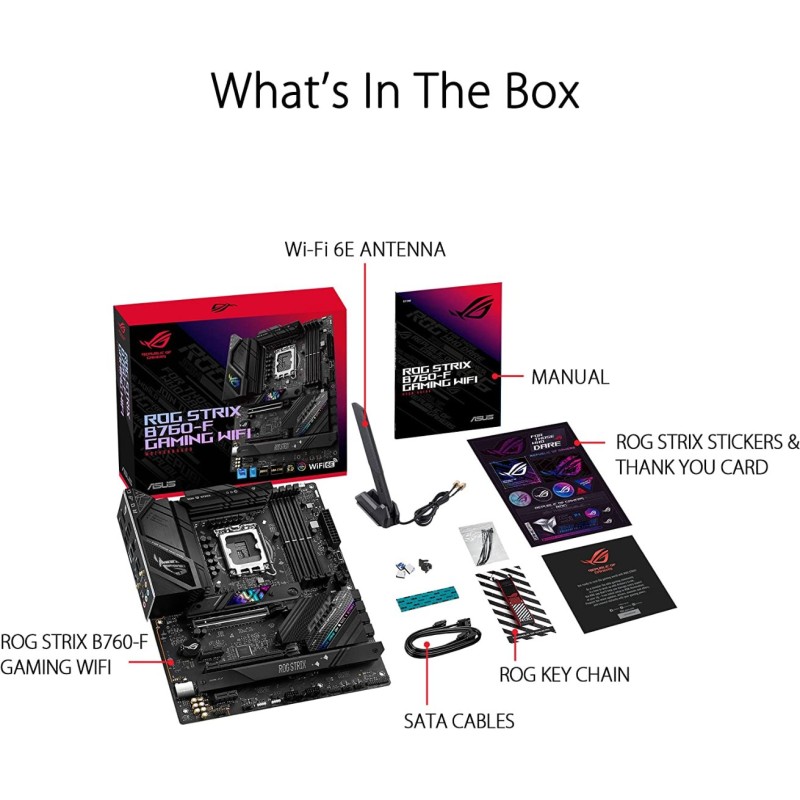 ASUS ROG Strix B760-F Gaming WiFi ASUS ROG Strix B760-F Gaming WiFi