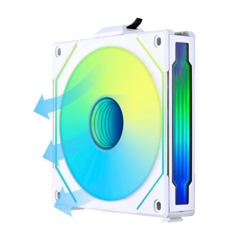 Lian Li UNI FAN SL-INFINITY REVERSE BLADE, White Lian Li UNI FAN SL-INFINITY REVERSE BLADE, White