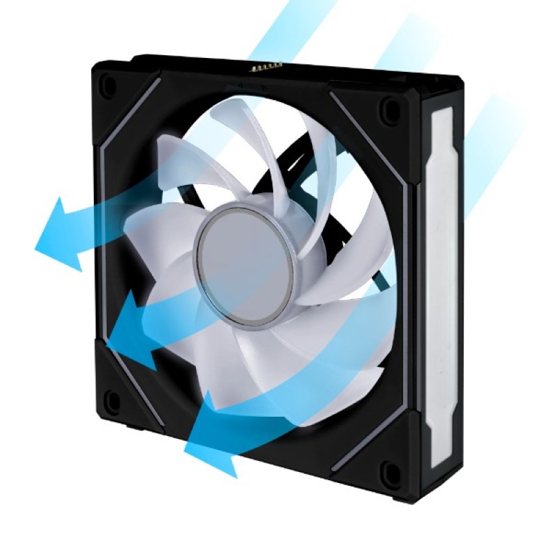 Lian Li UNI FAN SL-INFINITY REVERSE BLADE, Black Lian Li UNI FAN SL-INFINITY REVERSE BLADE, Black