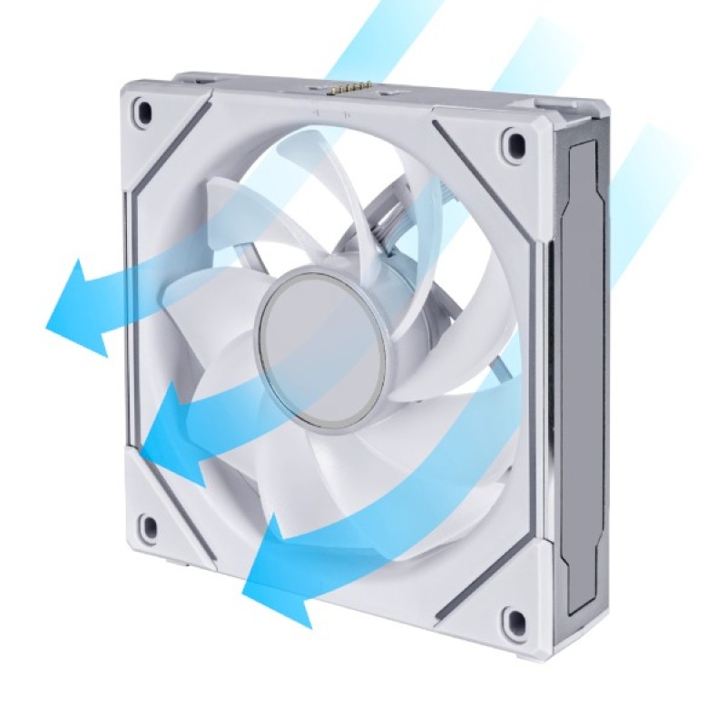 Lian Li UNI FAN SL-INFINITY REVERSE BLADE, White Lian Li UNI FAN SL-INFINITY REVERSE BLADE, White