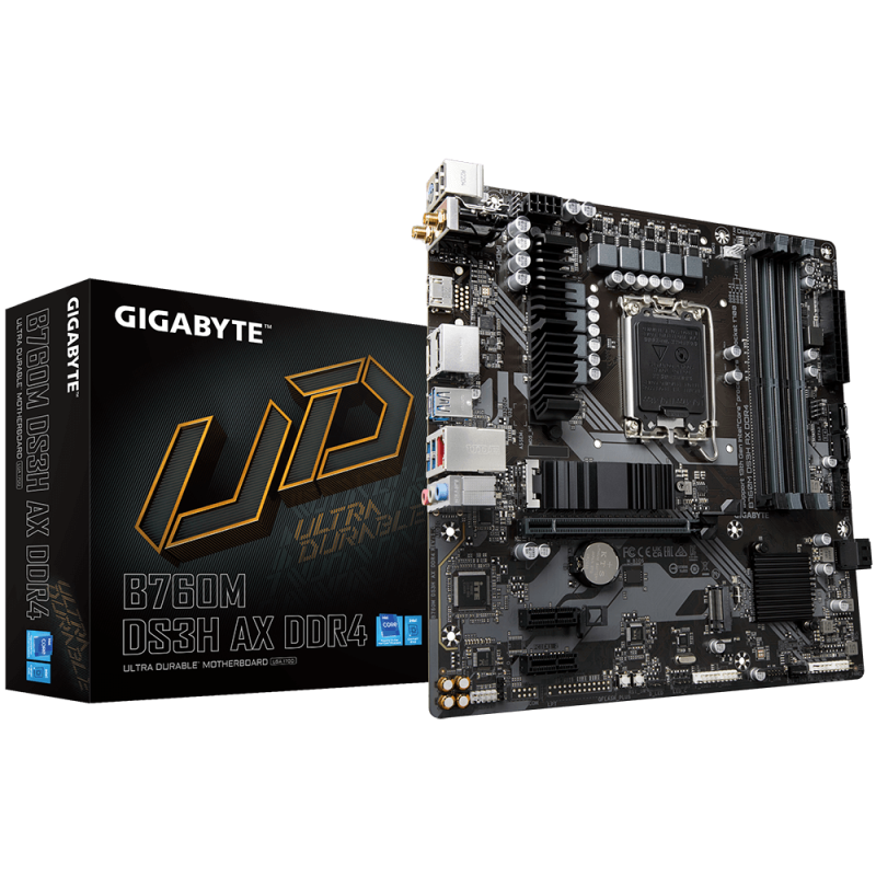 GIGABYTE B760M DS3H AX DDR4 (rev. 1.x) GIGABYTE B760M DS3H AX DDR4 (rev. 1.x)
