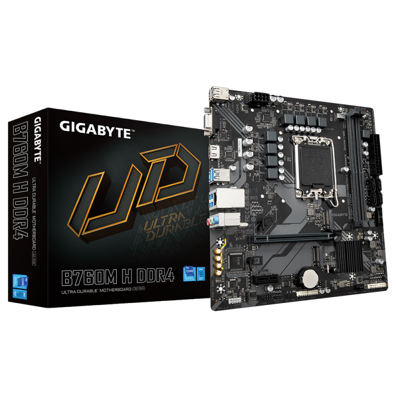 GIGABYTE B760M H DDR4 (rev. 1.0) GIGABYTE B760M H DDR4 (rev. 1.0)
