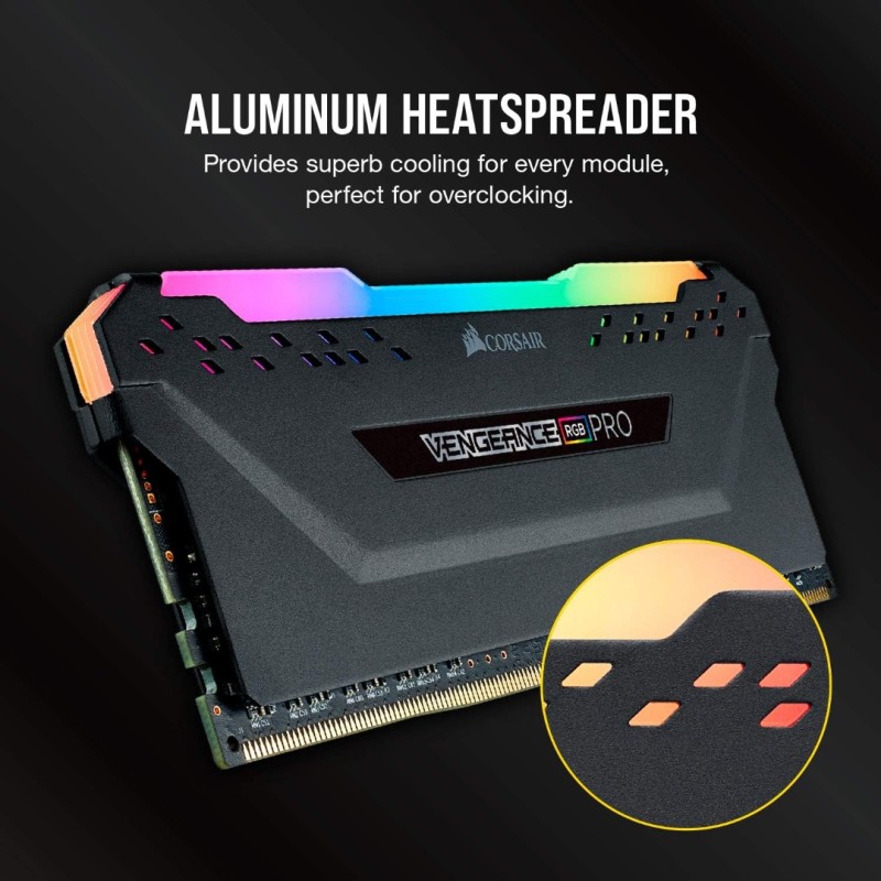 Corsair VENGEANCE RGB PRO DDR4 32GB (2x16GB) 3200MHz Corsair VENGEANCE RGB PRO DDR4 32GB (2x16GB) 3200MHz
