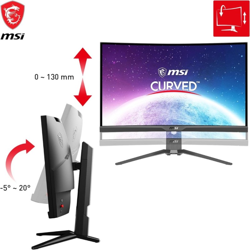 MSI MAG325CQRF QD, 31.5" Gaming Monitor, 2560 x 1440 (QHD) Rapid VA with Quantum Dot, 1 ms, 170Hz MSI MAG325CQRF QD, 31.5" Gaming Monitor, 2560 x 1440 (QHD) Rapid VA with Quantum Dot, 1 ms, 170Hz