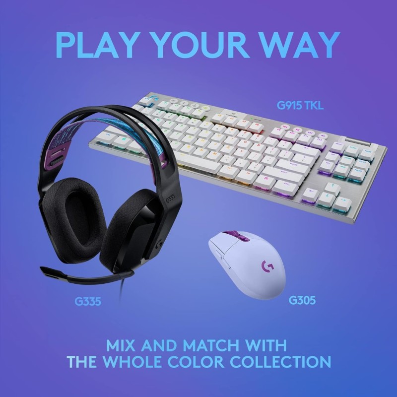 Logitech G335 White Wired Gaming Headset Logitech G335 White Wired Gaming Headset