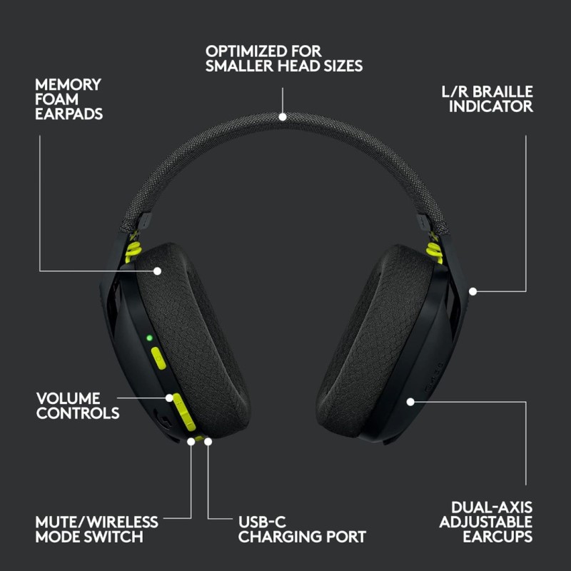 Logitech G435 Lightspeed Wireless Gaming Headset Logitech G435 Lightspeed Wireless Gaming Headset
