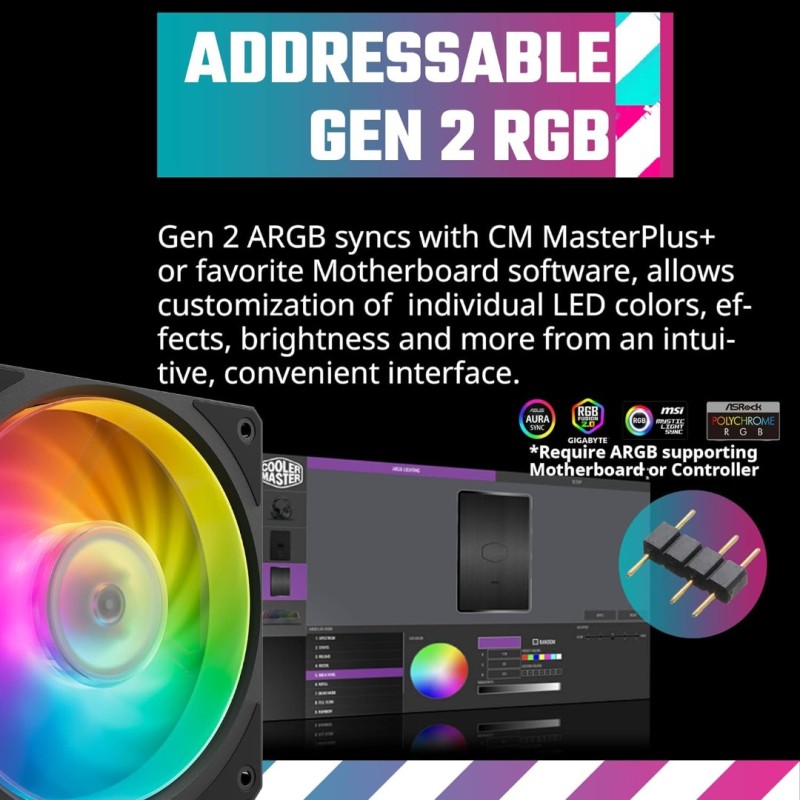 Cooler Master Mobius 120P ARGB 3in1 Performance Cooler Master Mobius 120P ARGB 3in1 Performance