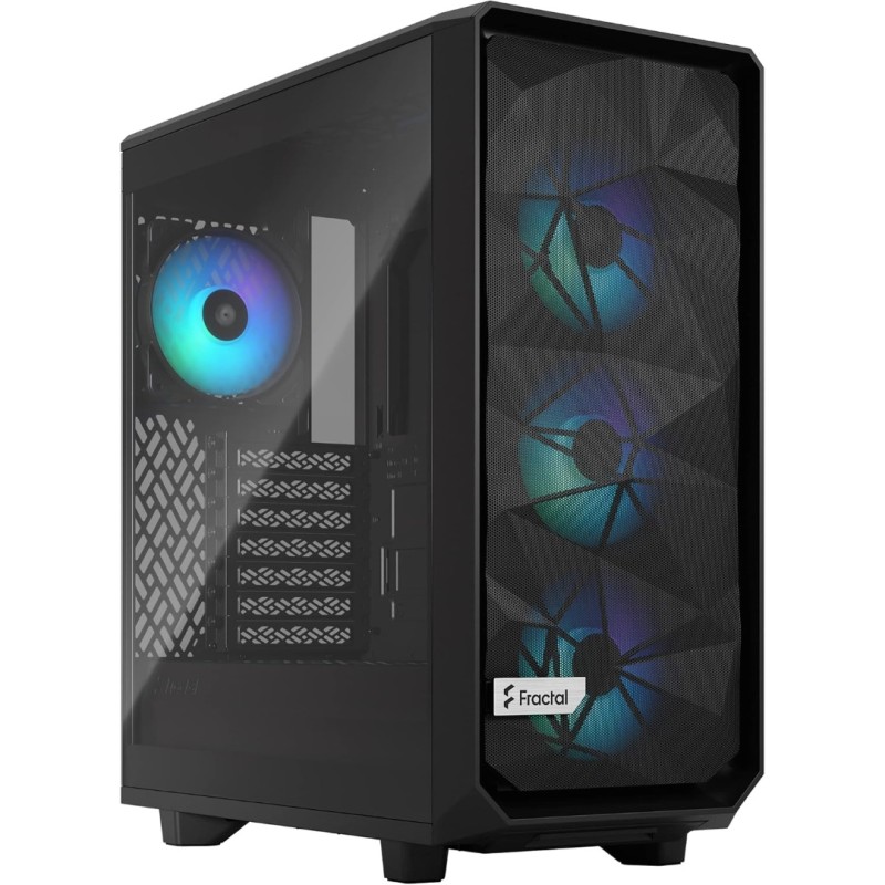 Fractal Meshify 2 Compact Lite RGB Black TG Light tint