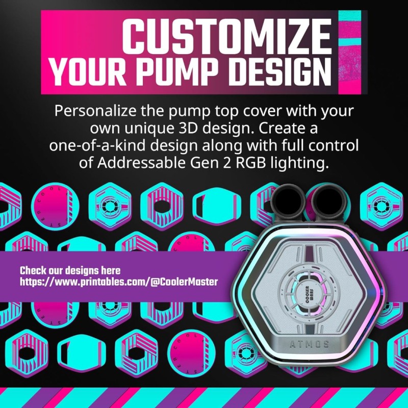 Cooler Master MasterLiquid 360 Atmos ARGB Cooler Master MasterLiquid 360 Atmos ARGB