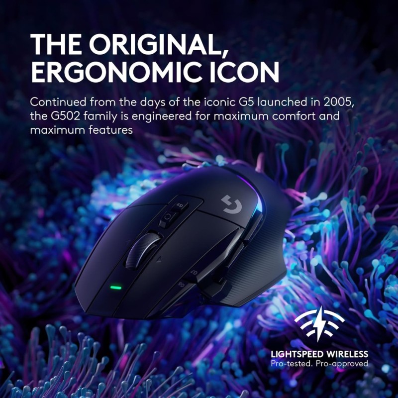 Logitech G502 X Plus Black Wireless Gaming Mouse Logitech G502 X Plus Black Wireless Gaming Mouse