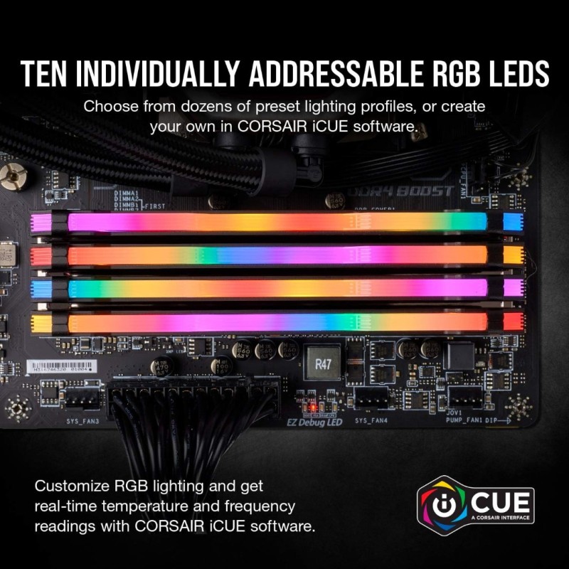 Corsair VENGEANCE RGB PRO DDR4 32GB (2x16GB) 3200MHz Corsair VENGEANCE RGB PRO DDR4 32GB (2x16GB) 3200MHz