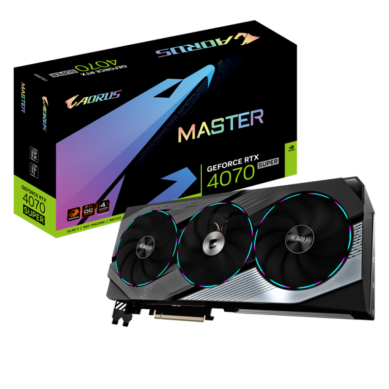 GIGABYTE AORUS RTX 4070 SUPER MASTER 12G GIGABYTE AORUS RTX 4070 SUPER MASTER 12G