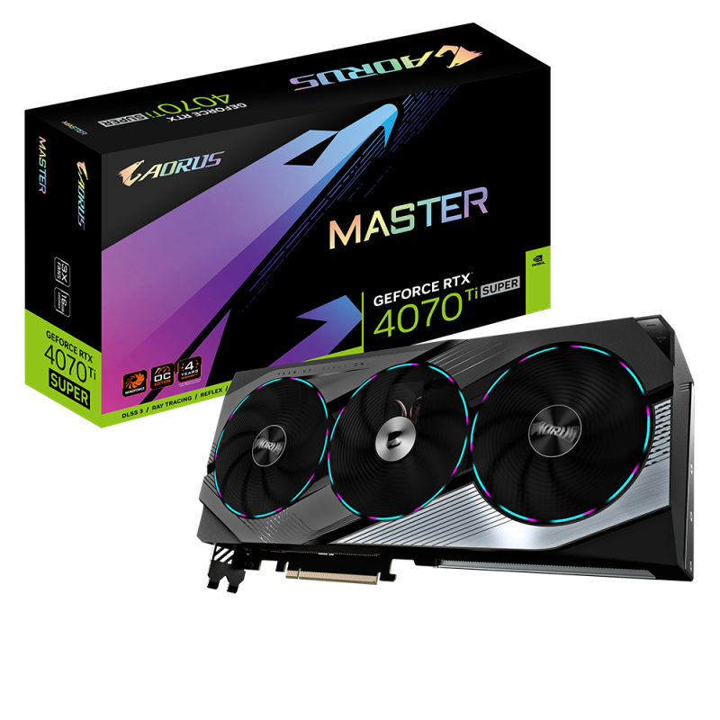 GIGABYTE AORUS RTX 4070 Ti SUPER MASTER 16G GIGABYTE AORUS RTX 4070 Ti SUPER MASTER 16G