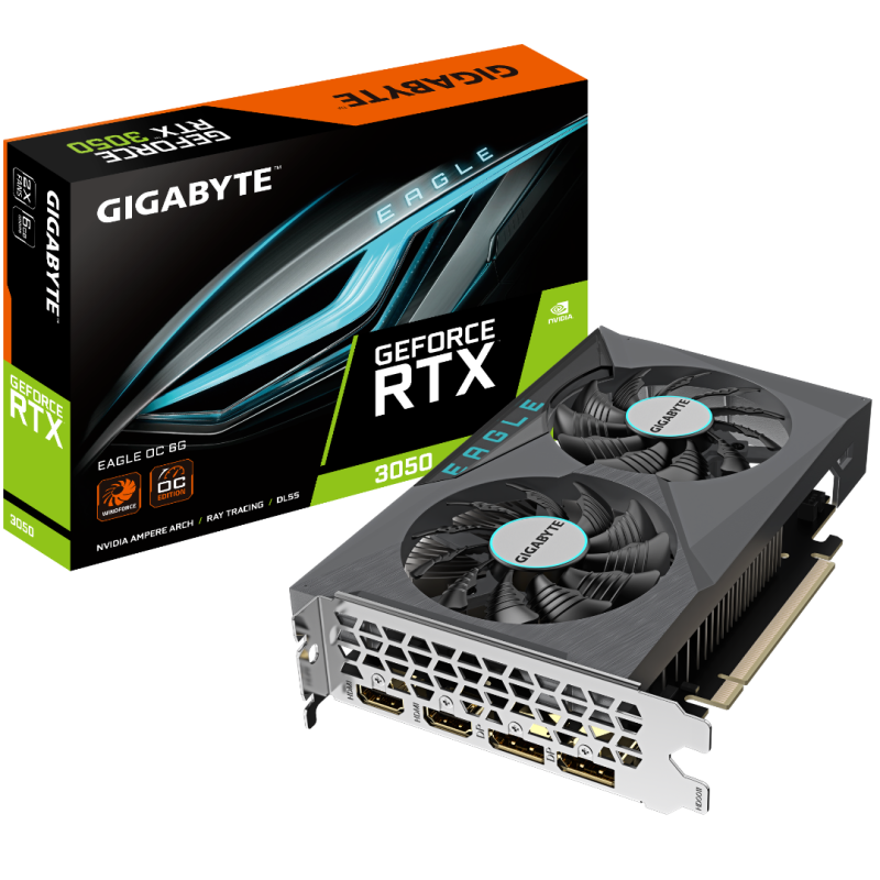 GIGABYTE RTX 3050 EAGLE OC 6G GIGABYTE RTX 3050 EAGLE OC 6G