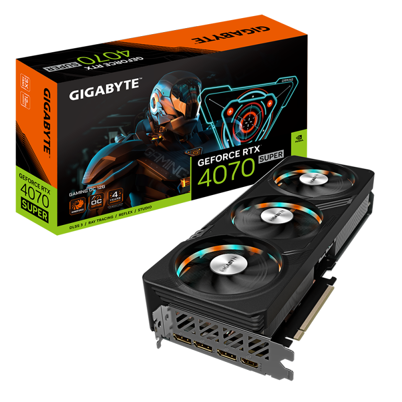 GIGABYTE RTX 4070 SUPER GAMING OC 12G GIGABYTE RTX 4070 SUPER GAMING OC 12G