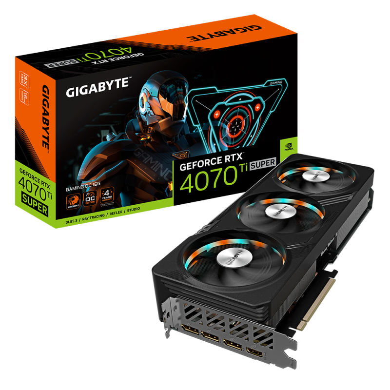 GIGABYTE RTX 4070 Ti SUPER GAMING OC 16G GIGABYTE RTX 4070 Ti SUPER GAMING OC 16G