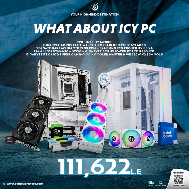 Icy Art Pc i7 14700K & RTX 4070 Super Icy Art Pc i7 14700K & RTX 4070 Super