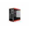 HYTE Y40 Red and Black with 2 Fans and Gen 4.0 Riser Cable